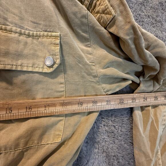 Avec Les Filles Zip Up Cinched Waist Utility Army Surplus Coat Jacket M - Picture 10 of 12